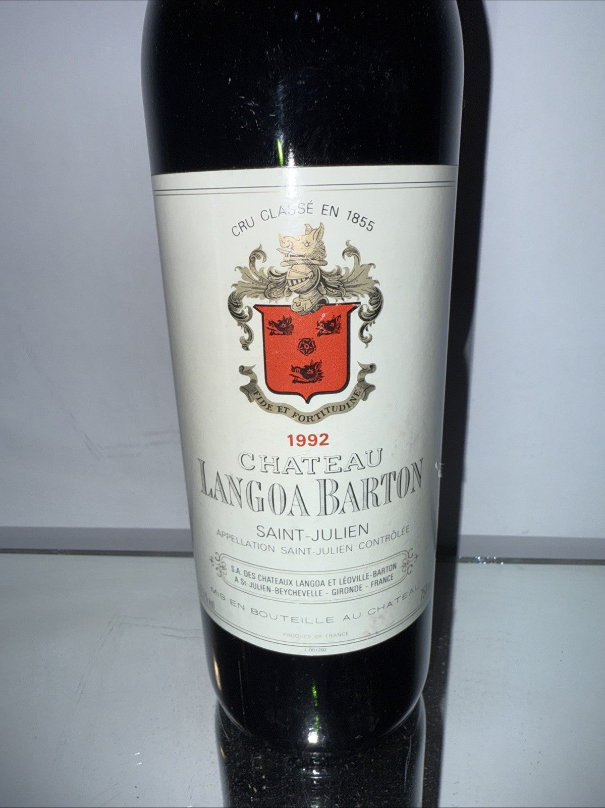 1992 Château Langoa-Barton (a mature Third Growth Saint-Julien Bordeaux Perfect