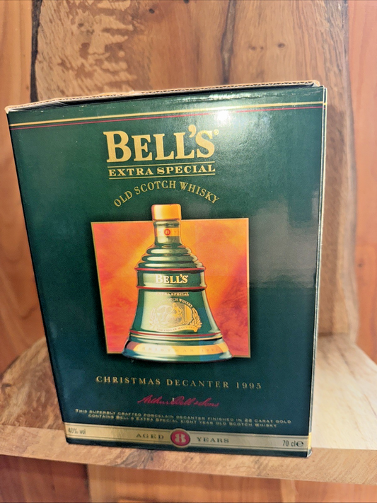 Bells Whisky Decanter christmas 1995 Full boxed mint condition