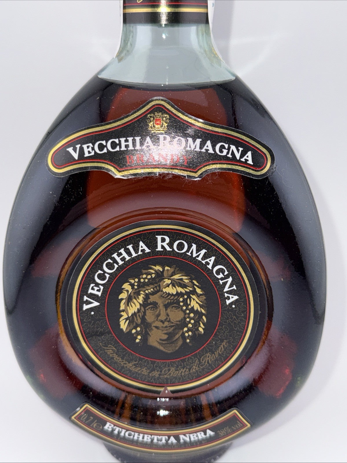 Vecchia Romagna Brandy – Etichetta NeraI 70 cl ABV: 38% vol 1988-93