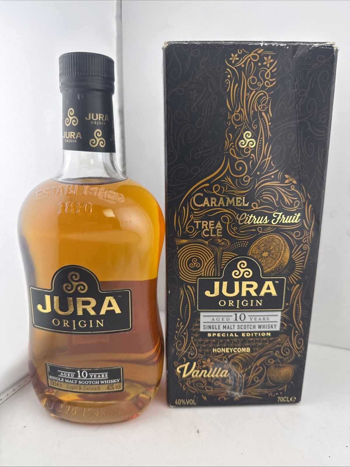 Isle of Jura – Single Malt Scotch 10 Year "origin" Boxed
