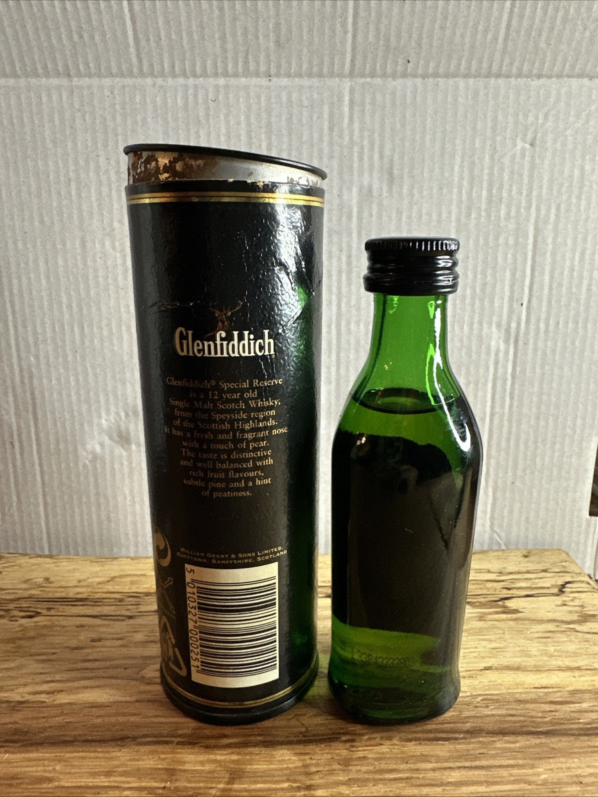 Glenfiddich 12 Year Old Special Reserve single Malt Miniature Boxed