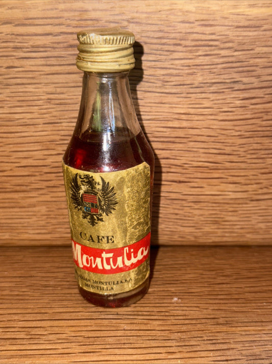 Montulia  Coffee Liqueur  Miniature 1960s