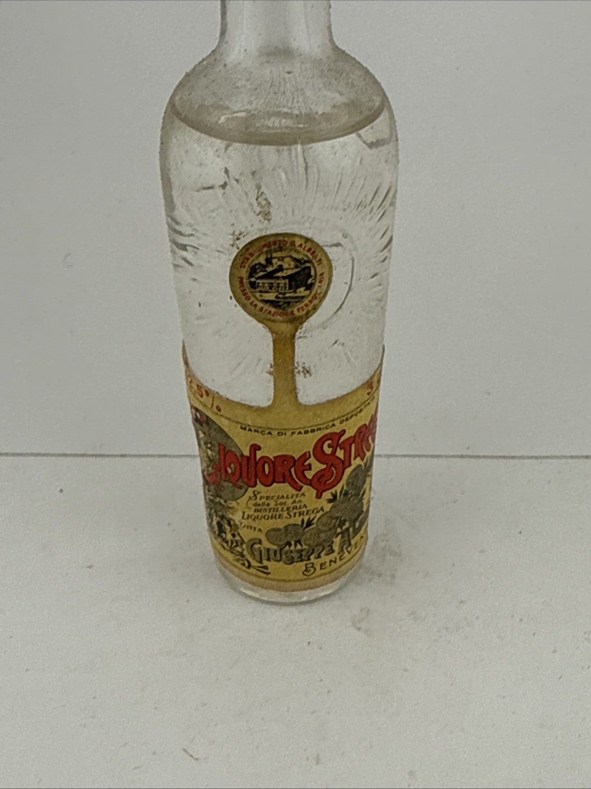 “Liquore Strega Miniature c1960s Italian Herbal Liqueur”