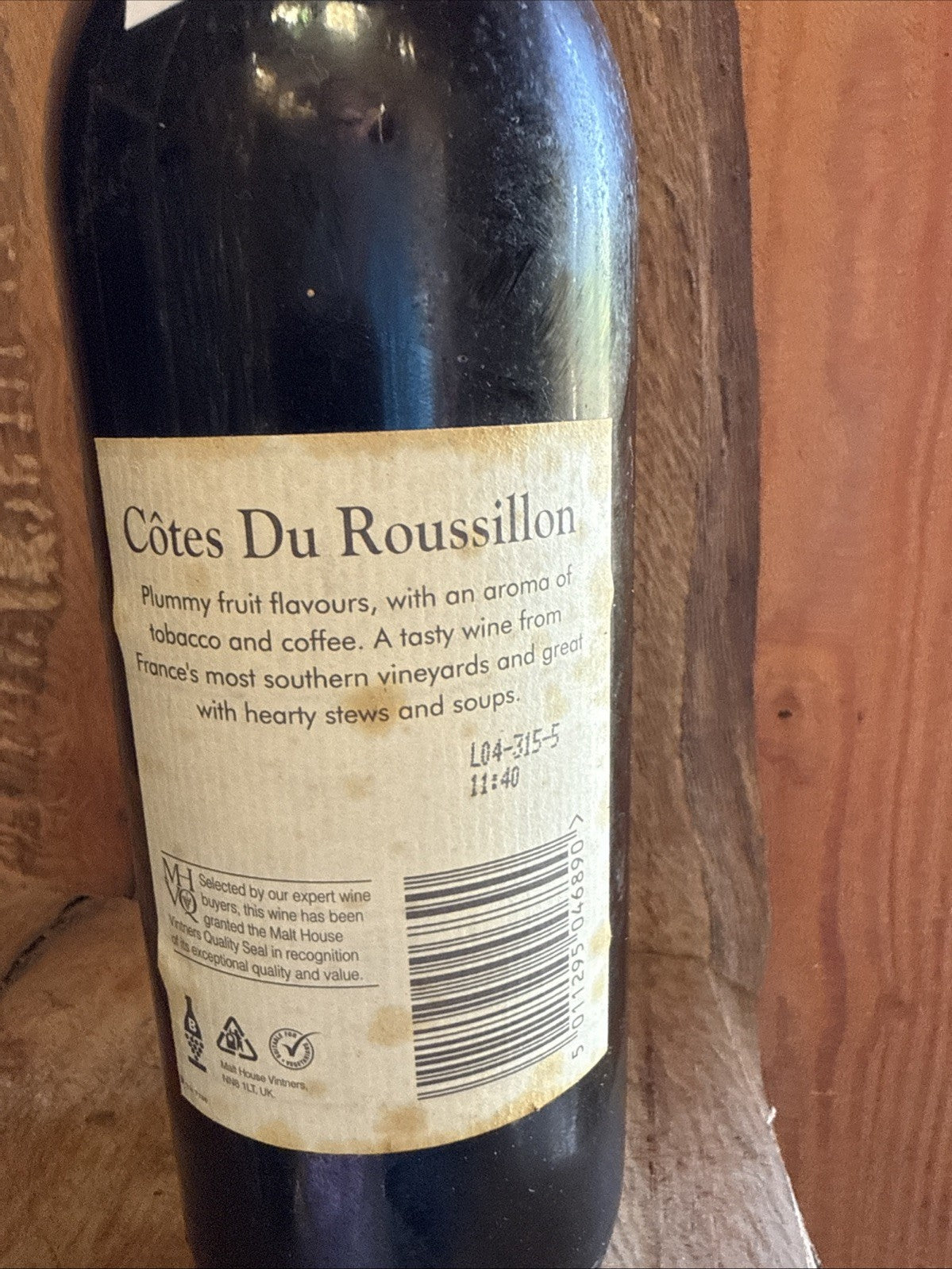 Cotes De Roussillon French Red