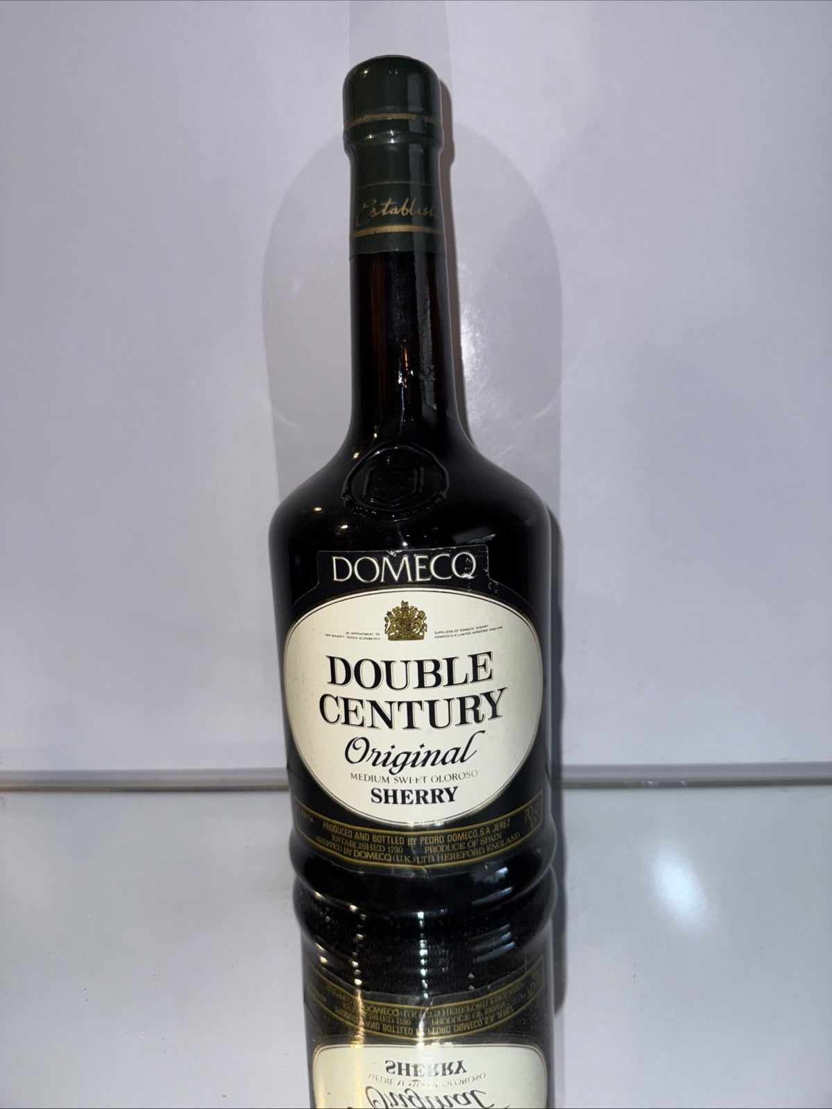 Domecq Double Century Sherry Nostalgic vintage matured Quality 1980s