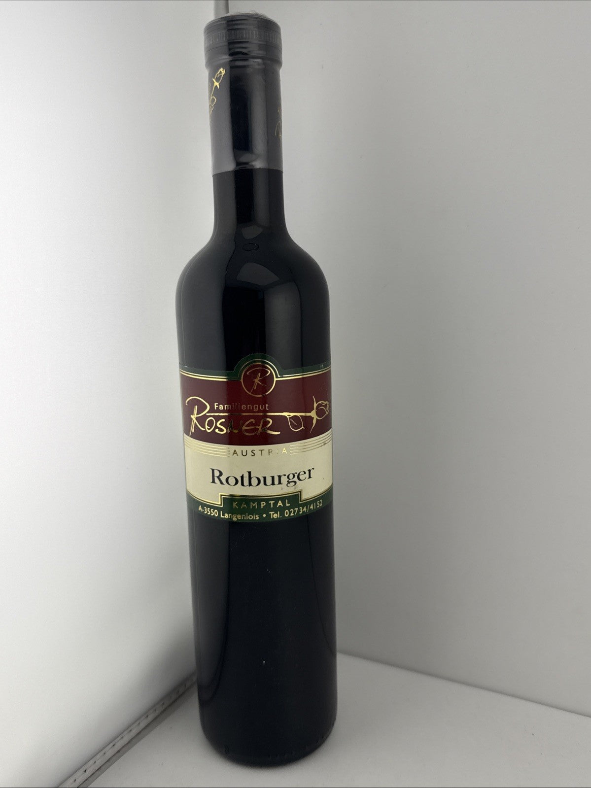 Rosner Rotburger Kamptal 2004 Austrian Red Wine 0.5L 13.5% Zweigelt