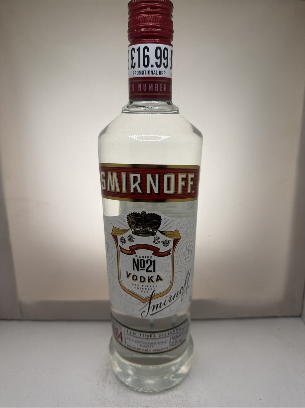 Smirnoff Vodka No21 700ml 37.5 Abv