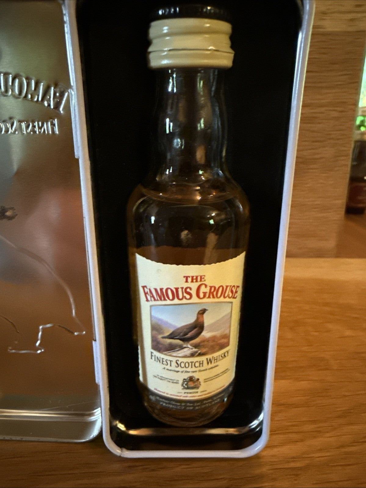 The Famous Grouse whisky Miniature Boxed
