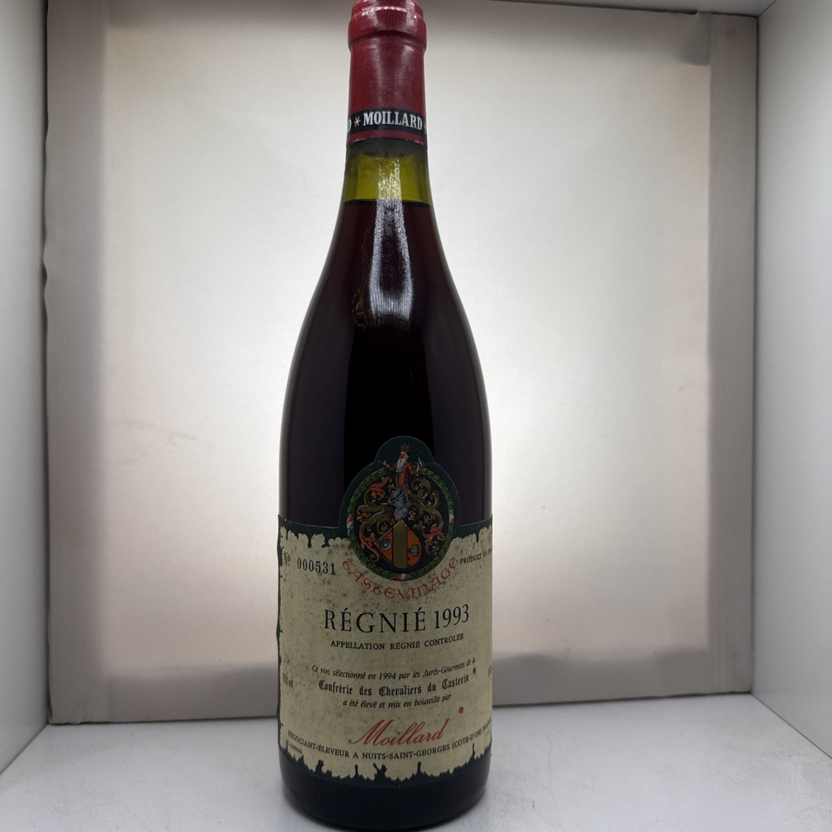 Regnie 1993 33yo Beaujolais Cru Moillard — Tastévinage — Numbered #000531