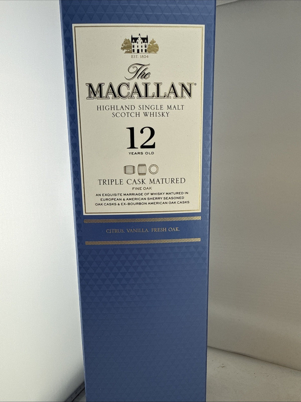 Macallan 12 Year Old Triple Cask Matured Highland Single Malt Whisky 70cl Boxed