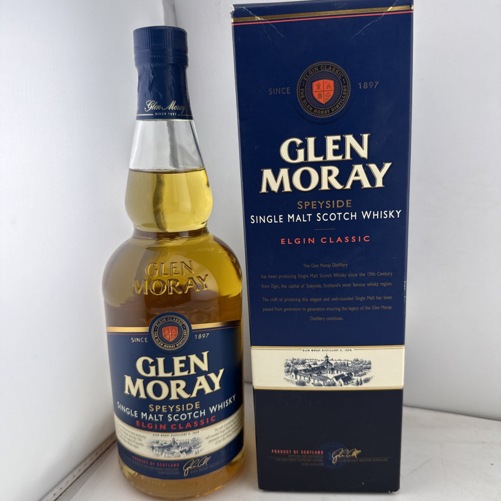 Glen Moray Elgin Classic Single Malt Scotch Whisky 70cl 40% Boxed Early 2000s