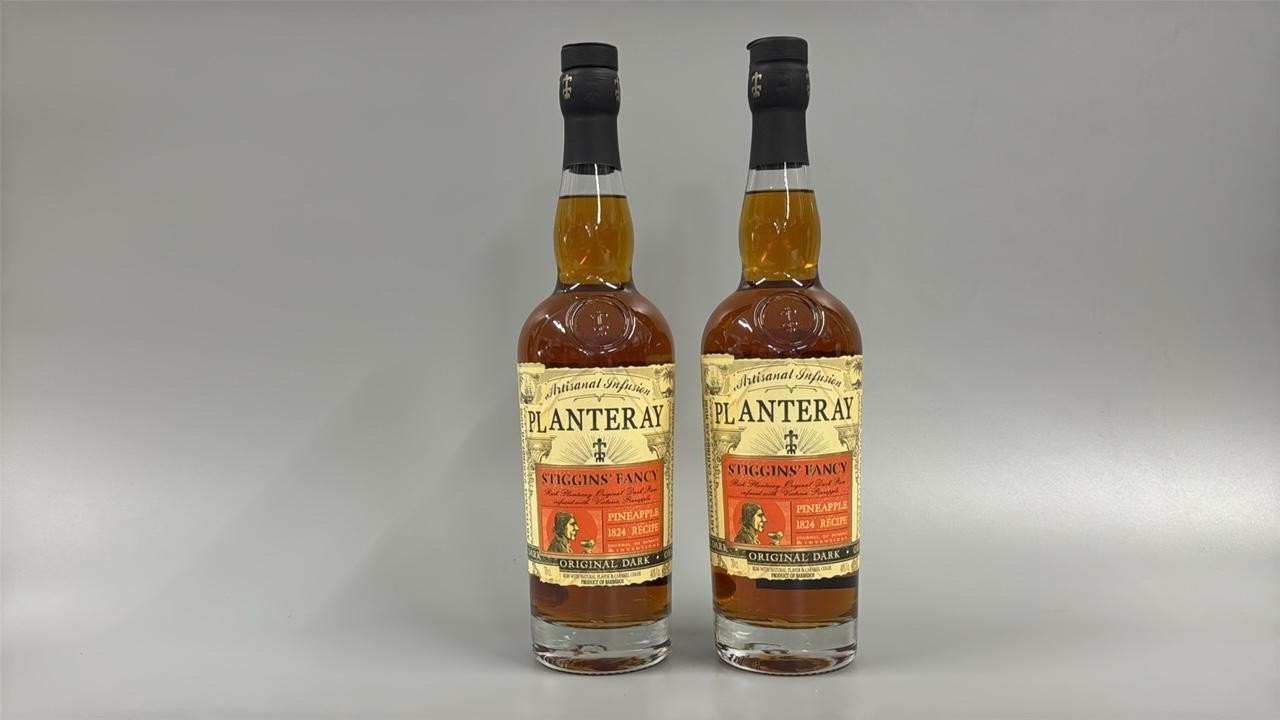 PLANTERAY PINEAPPLE STIGGINS' FANCY ORIGINAL DARK RUM 40 % cheapest on ebay!