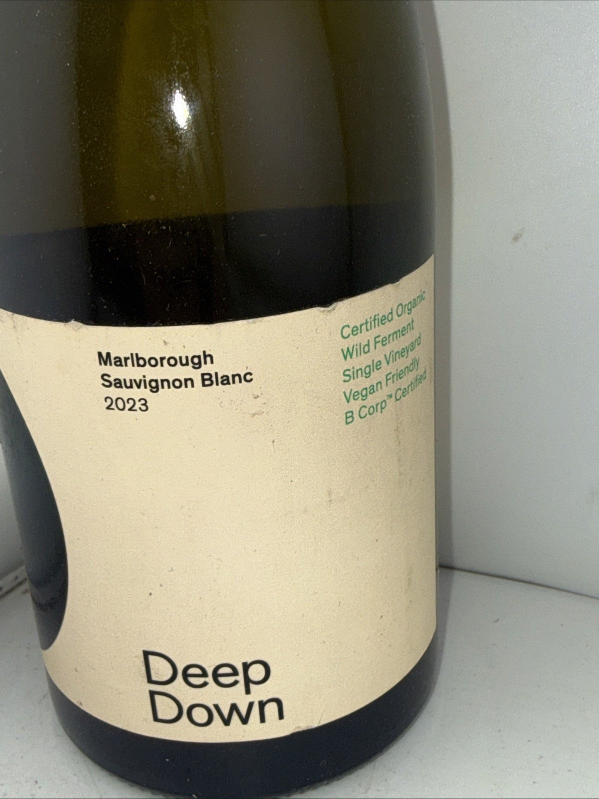 Deep Down Marlborough Sauvignon Blanc 2023 Organic 75cl New Zealand Wine