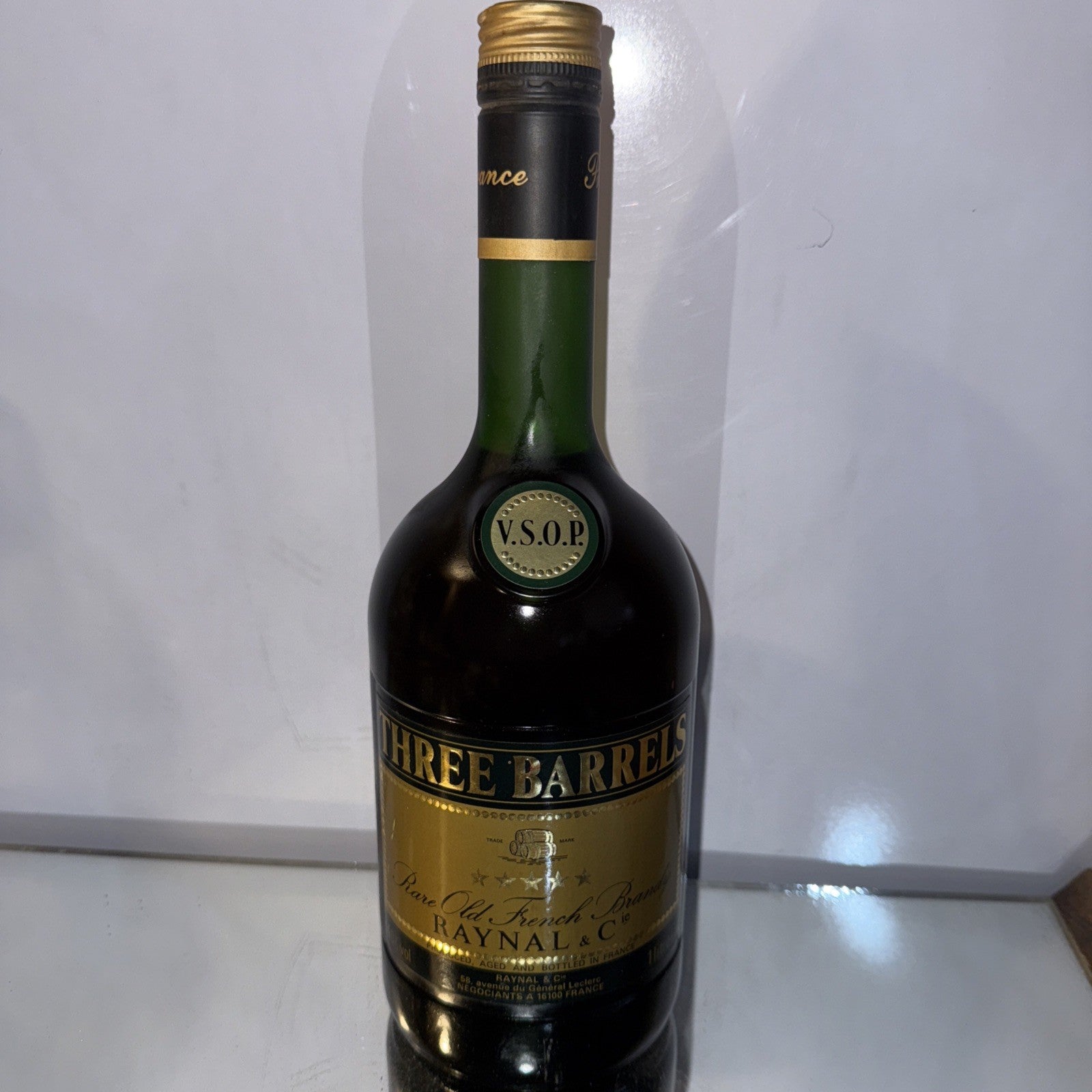 Three Barrels VSOP Cognac Estimated Bottled Early 1980s