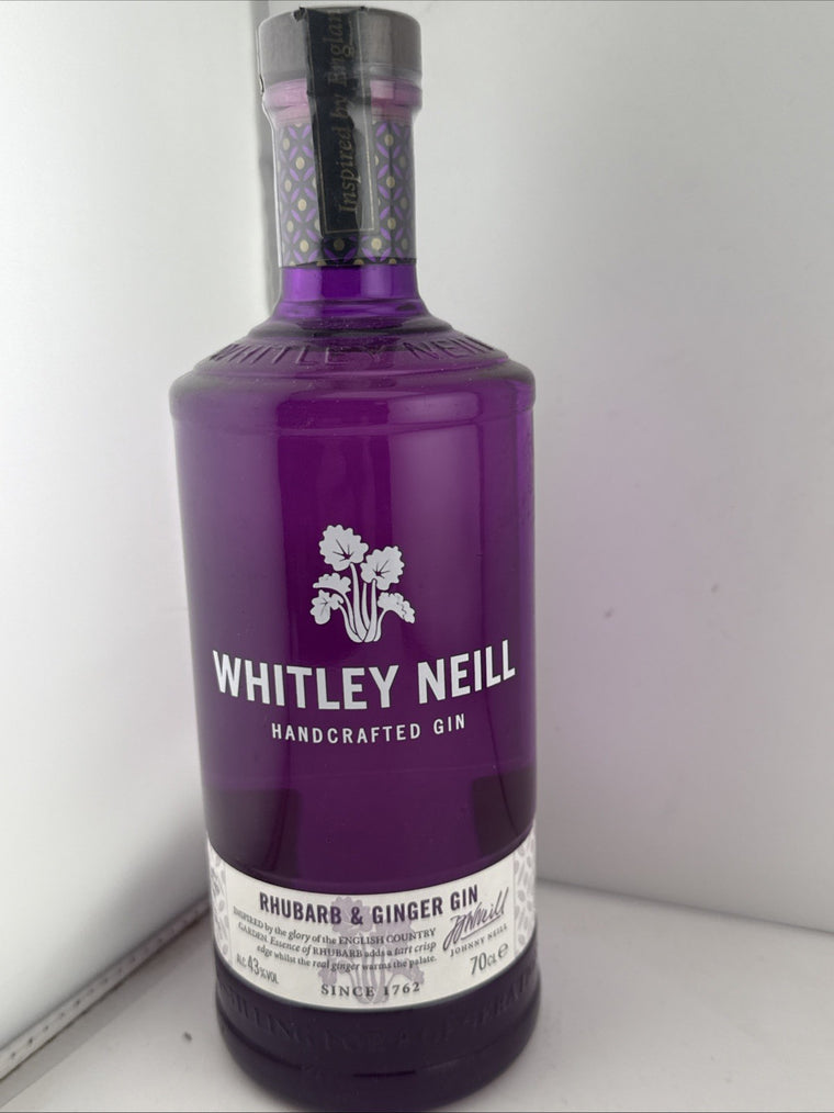Whitley Neill Rhubarb And Ginger Gin 70cl 43% Handcrafted Gin Sealed