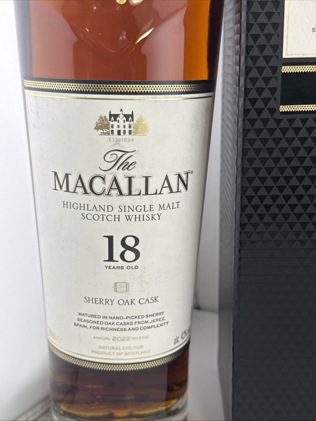 Macallan 18 Year Old 2022 Sherry Oak Single Malt Whisky 70cl