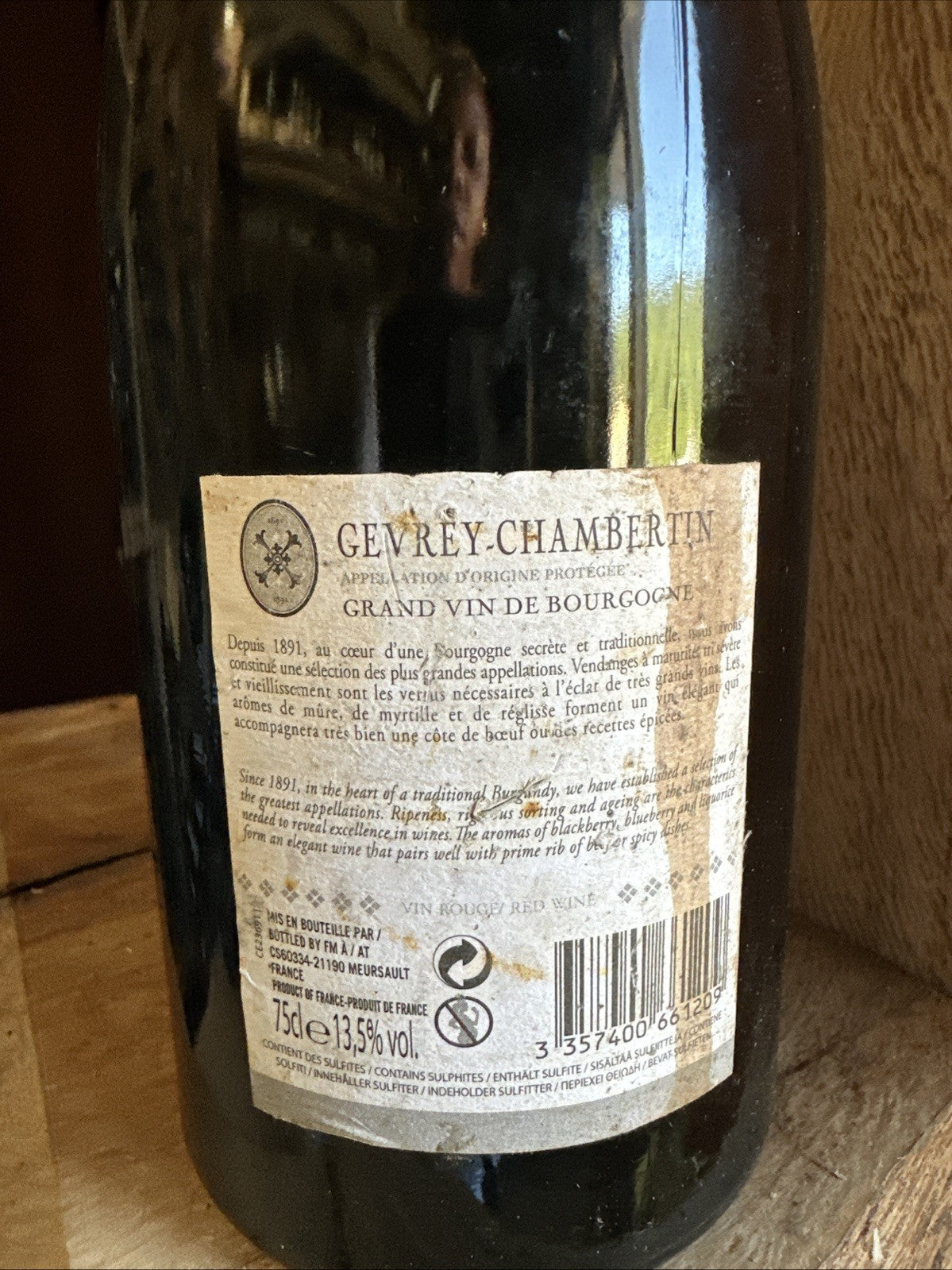 Jean Lefort, Gevrey-Chambertin AOP 2019