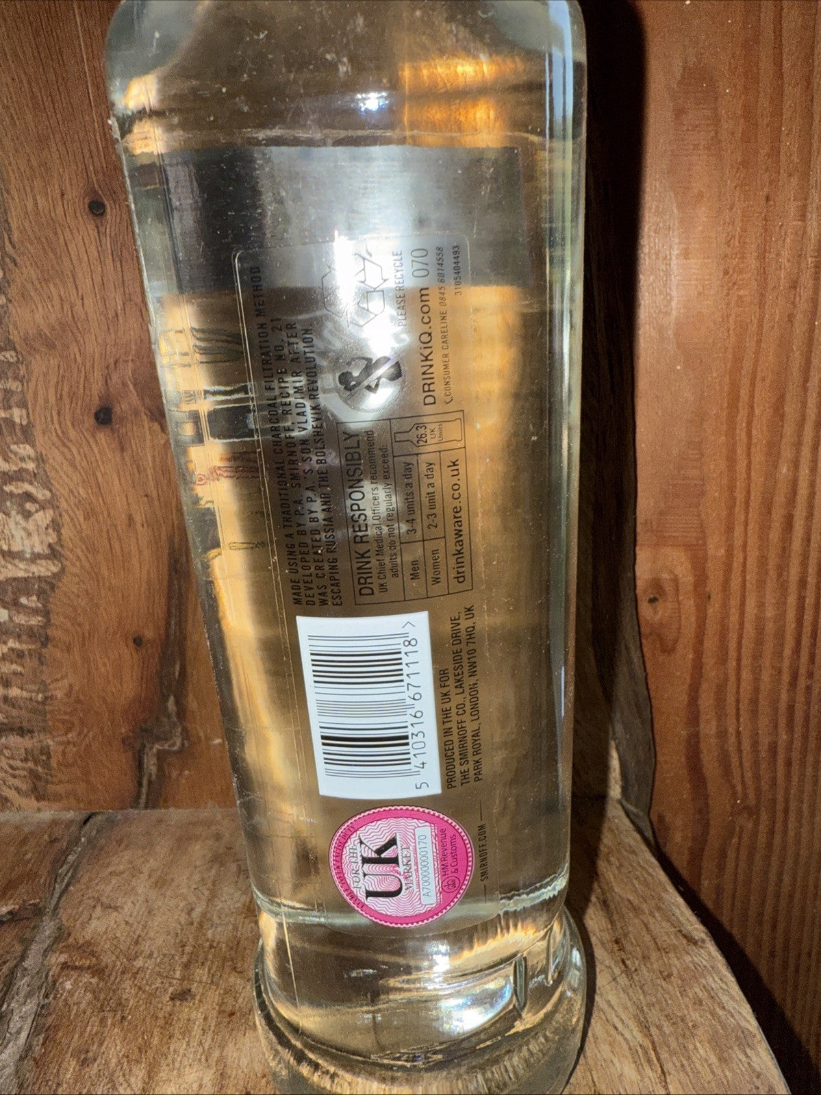 Smirnoff Vodka 70 cl