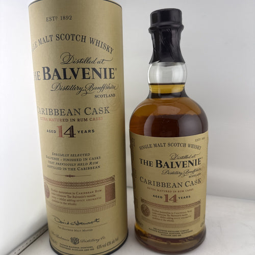 The Balvenie Caribbean Cask 14 Year Old Single Malt Whisky 70cl 43% ABV