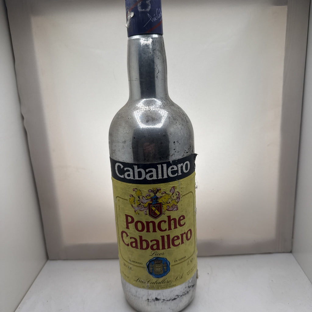 Ponche Caballero — 1L 30% — Spanish Herbal Liqueur Classic Vintage Bottle 1990s