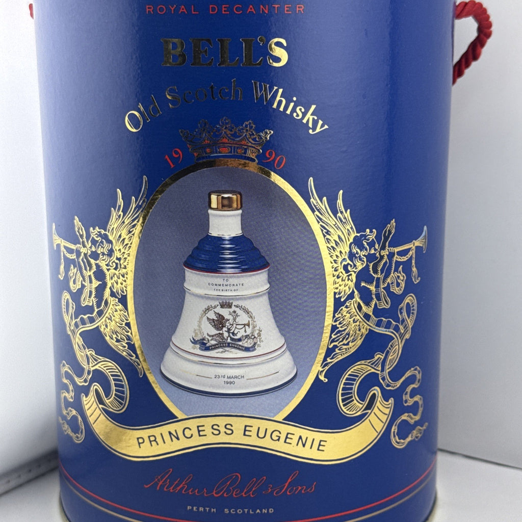 Bells 1990 Princess Eugenie Royal Decanter Scotch Whisky 75cl Boxed Full