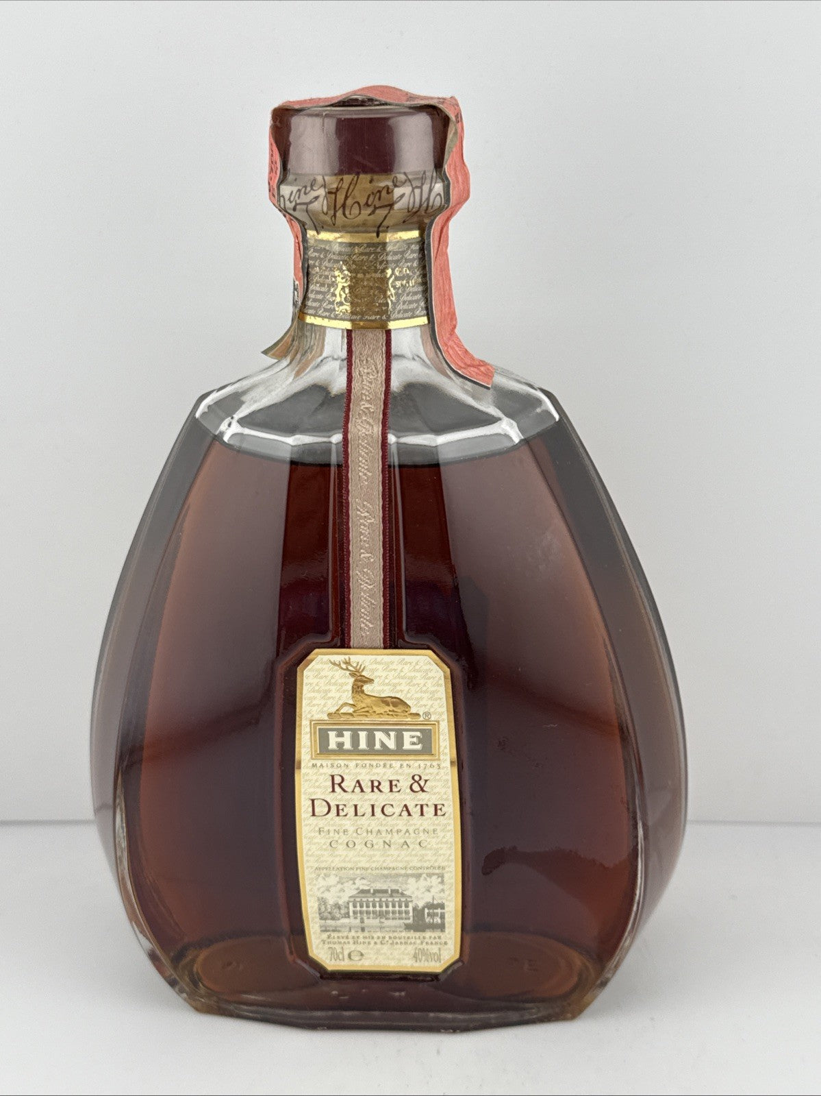 Hine Rare & Delicate – Fine Champagne Cognac 1980s 70cl  Bottle