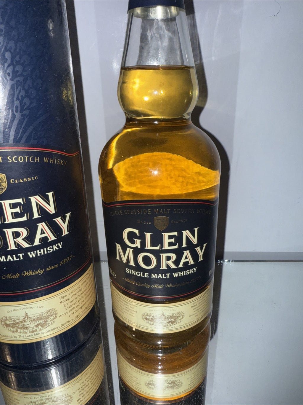 Glen Moray 12 Year Old Single Malt Scotch Whisky 1990s Bottle 70cl Boxed