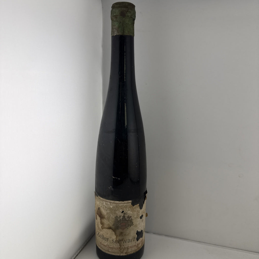 Pre-war German wine bottle (1928) – collectible display piece Seal Intact