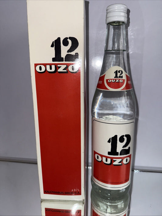 70 Cl Bottle Of 12 greek  Ouzo