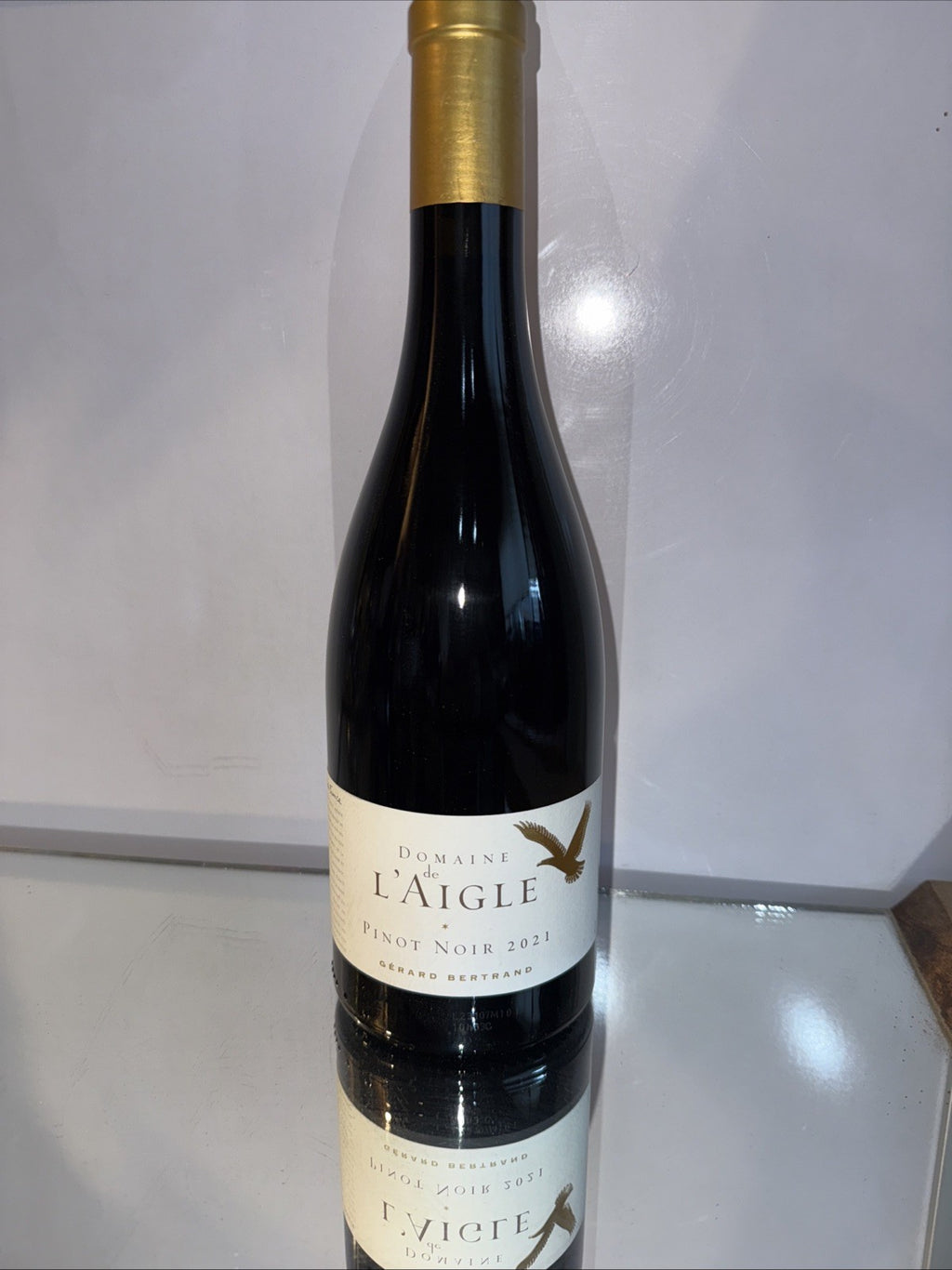 (750 ml) bottle of Domaine de l’Aigle Pinot Noir 2021