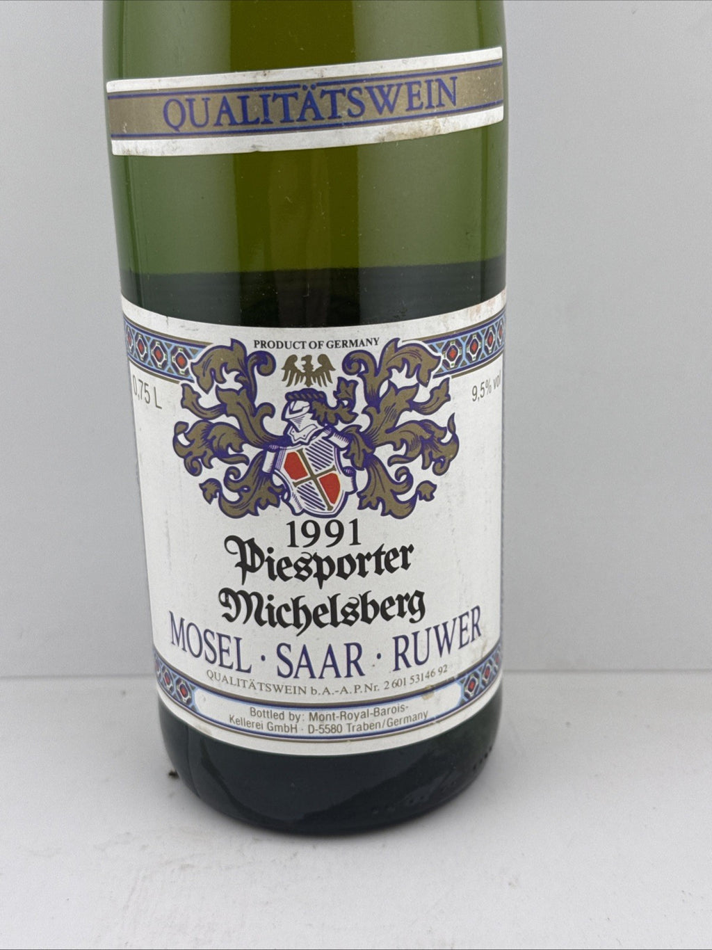 1991 Piesporter Michelsberg RieslingMosel – Saar – Ruwer