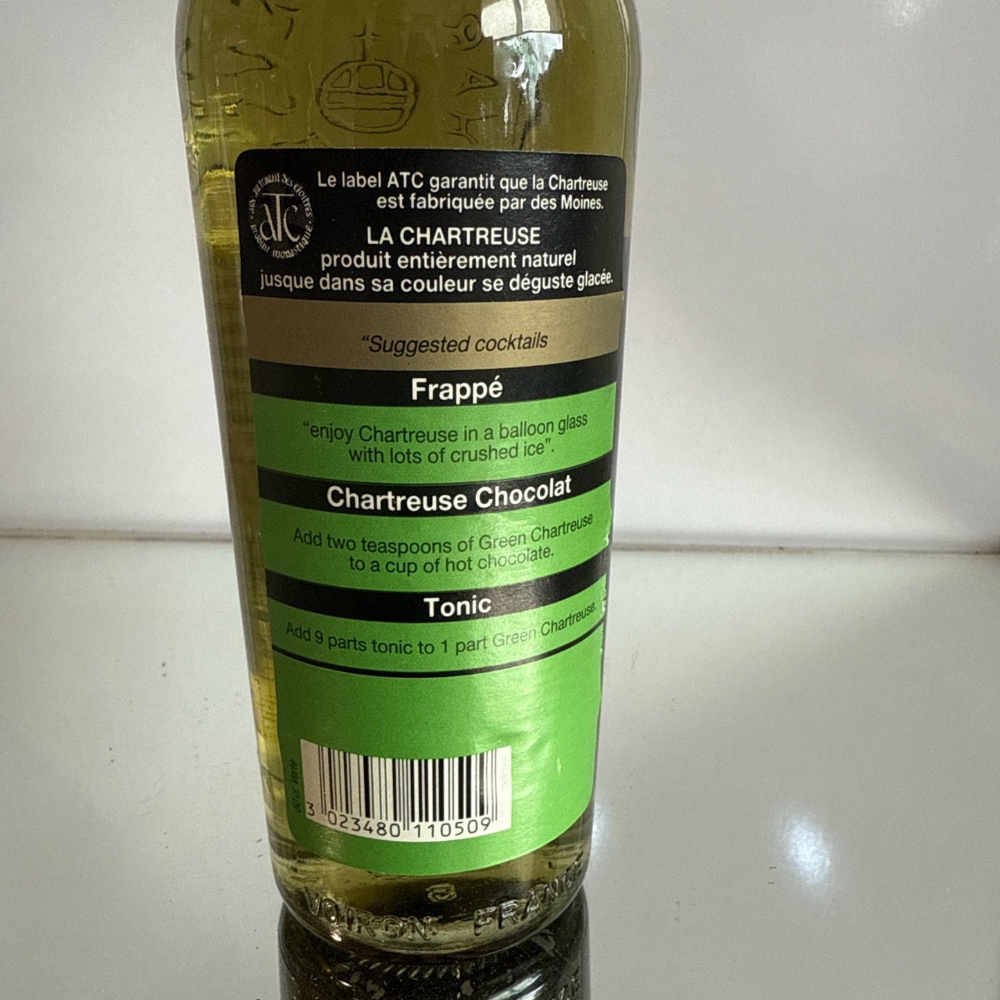 Chartreuse - Post 1980 Pre 1989 500ml 55% ( We Suspect Early 1980s From Label)