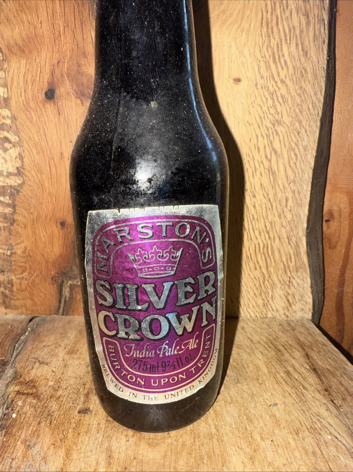 Marston's Silver Crown India Pale ale 275ml 1970s