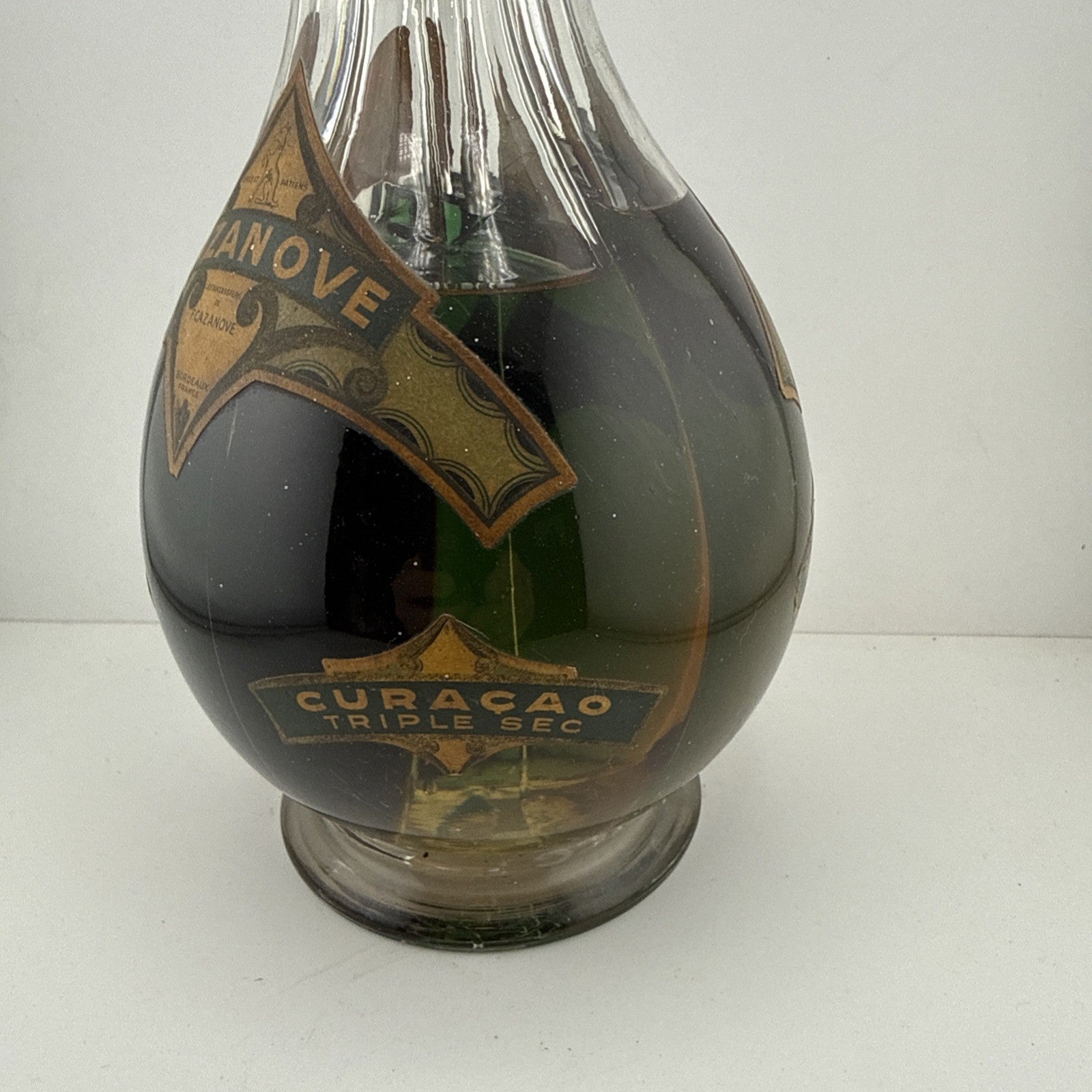 Antique Cazanove Kermann Cherry Brandy c1890–1910 French Bottle