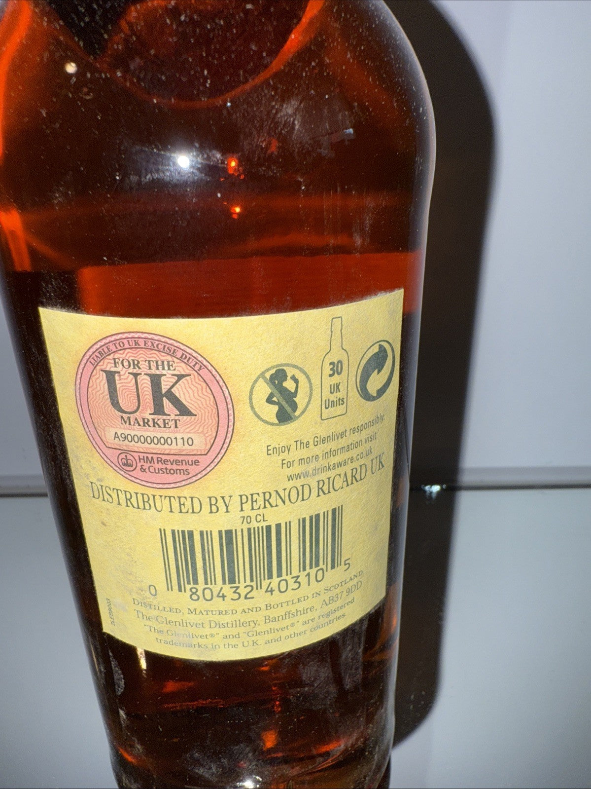 Glenlivet 18 Year Old Highland Malt Whisky