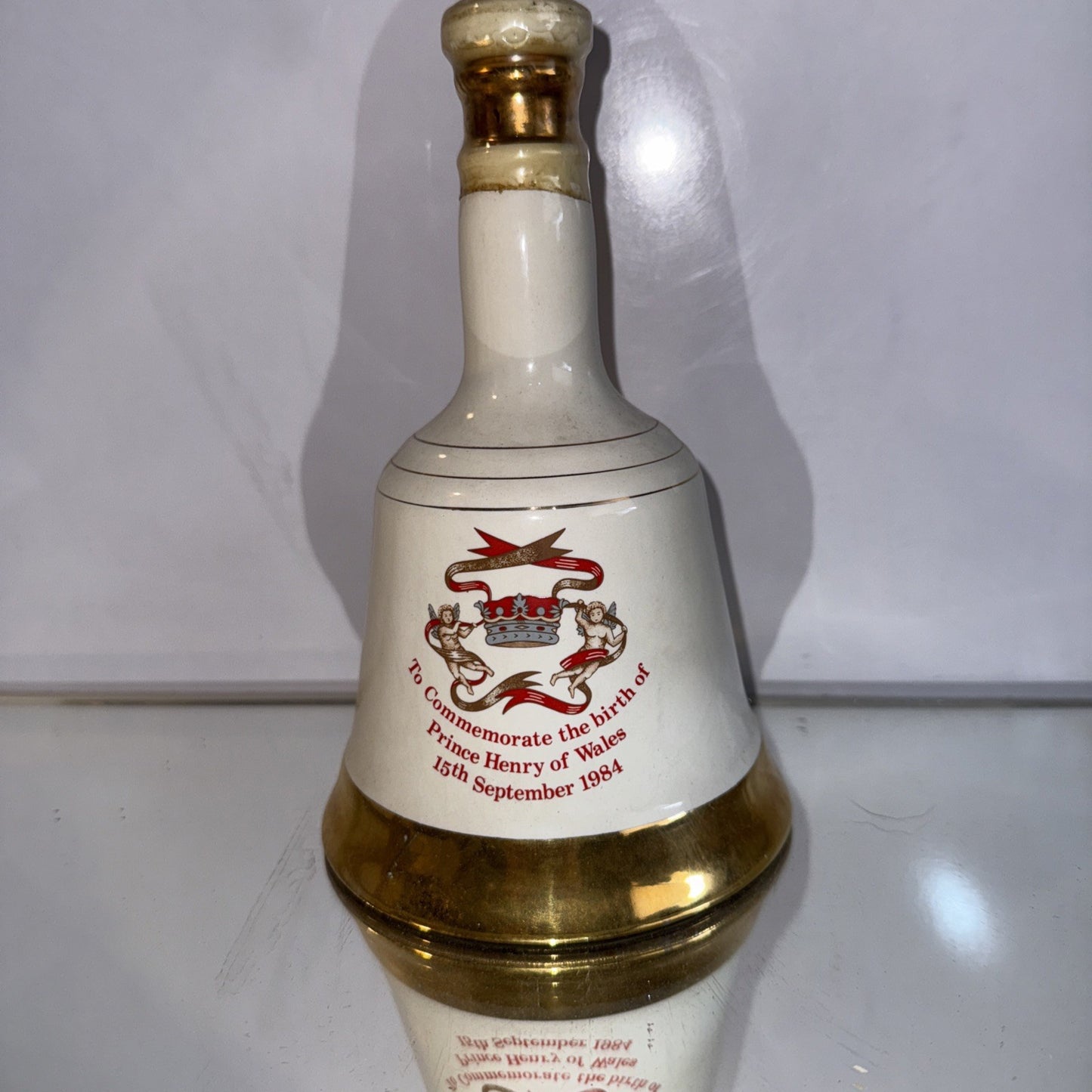 Full decanter of Bells Whisky 50cl Bottled 1984 royal vintage matured