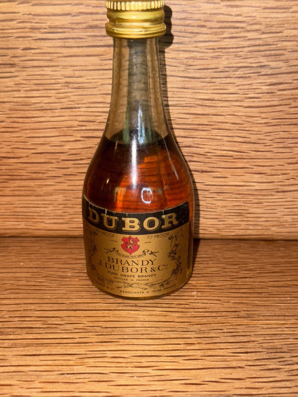 Dubor Brandy  Miniature Full 1960s