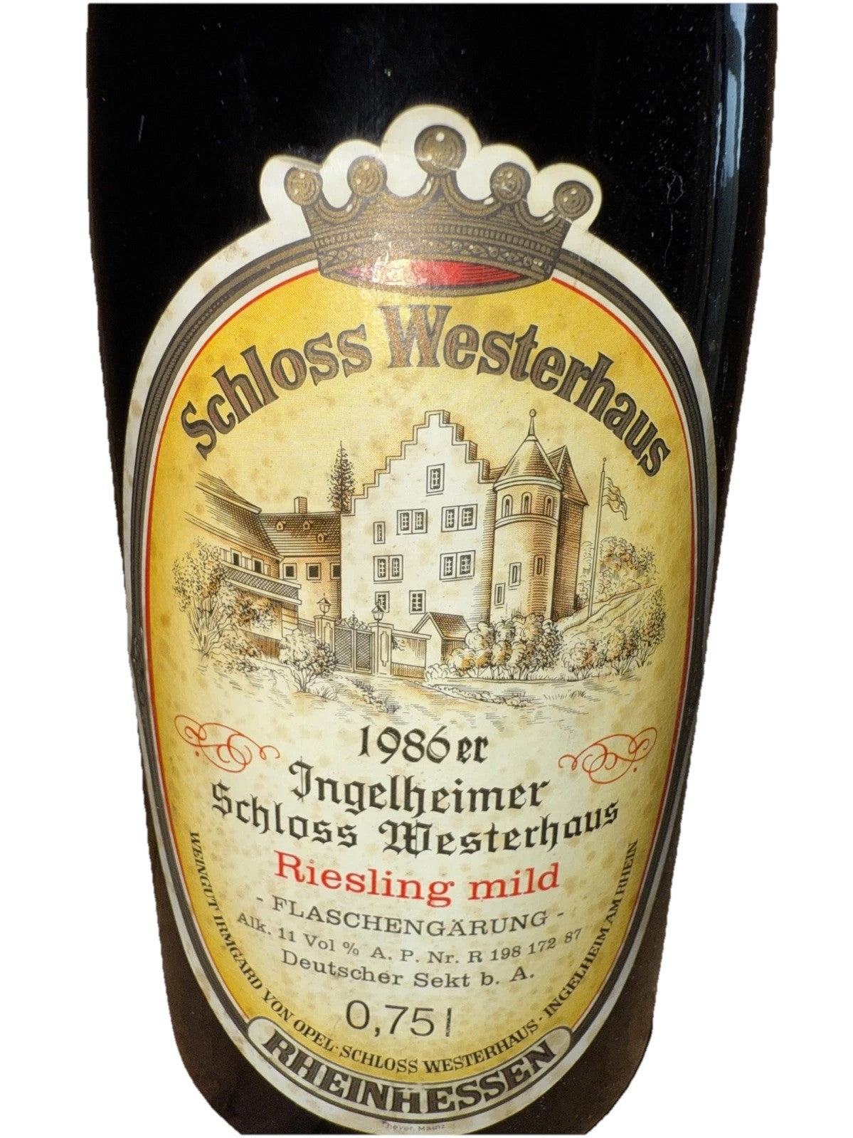 Schloss Westerhaus 1986 Riesling