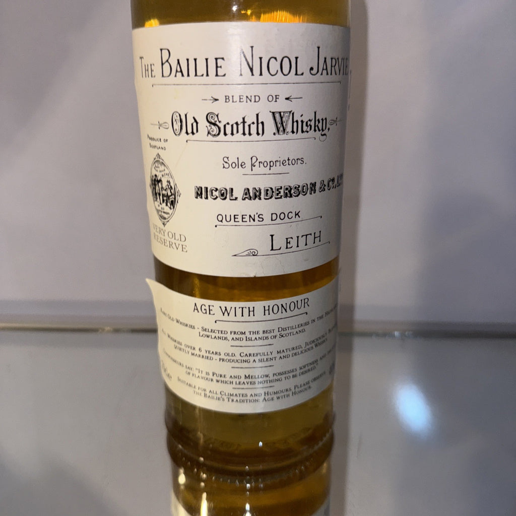 Bailie Nicol Jarvie Old Scotch Whisky Now Discontinued