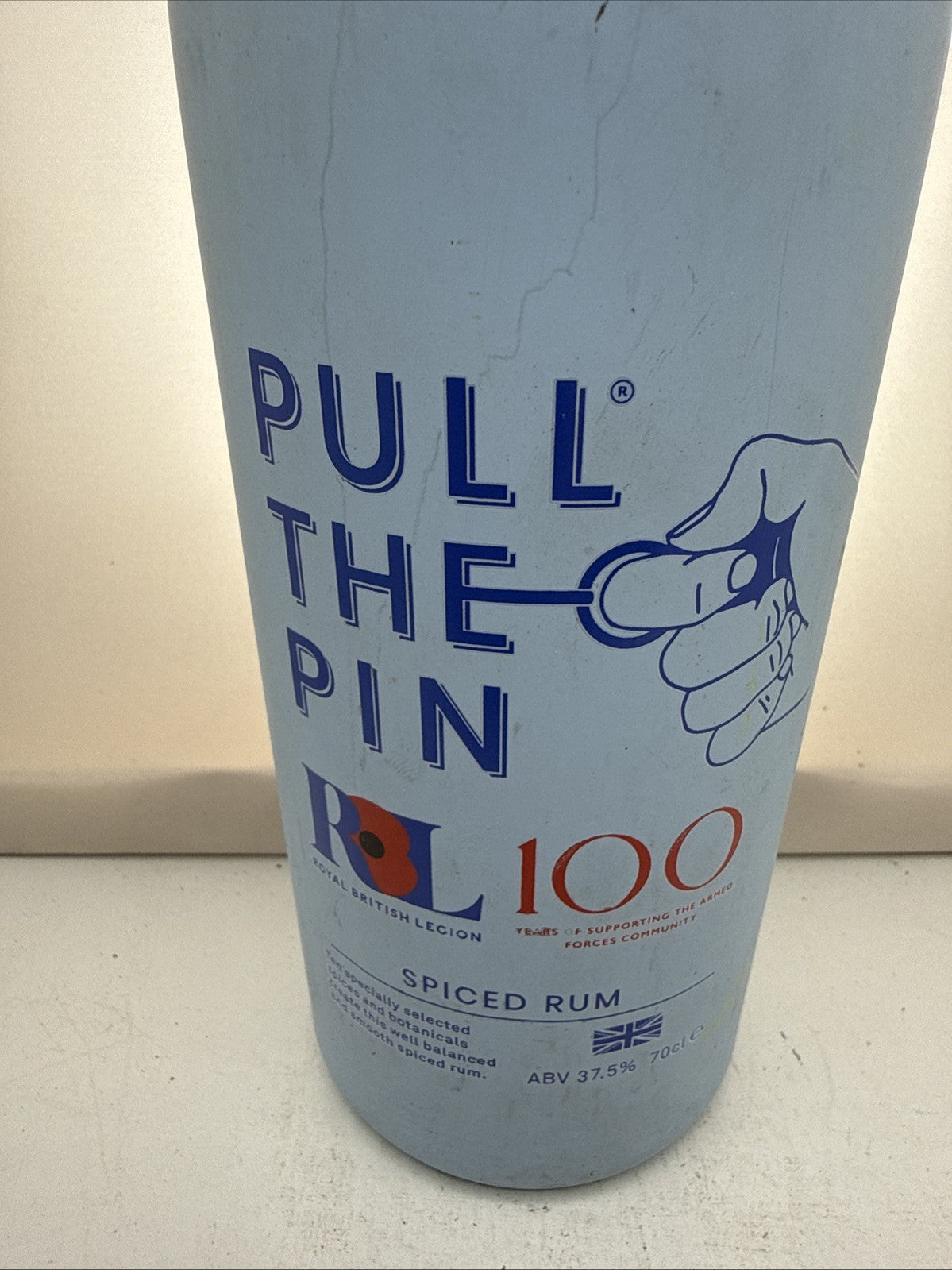Pull The Pin Royal Brit Legion Spiced Rum Exceptionally Rare Find Pre Fallout!