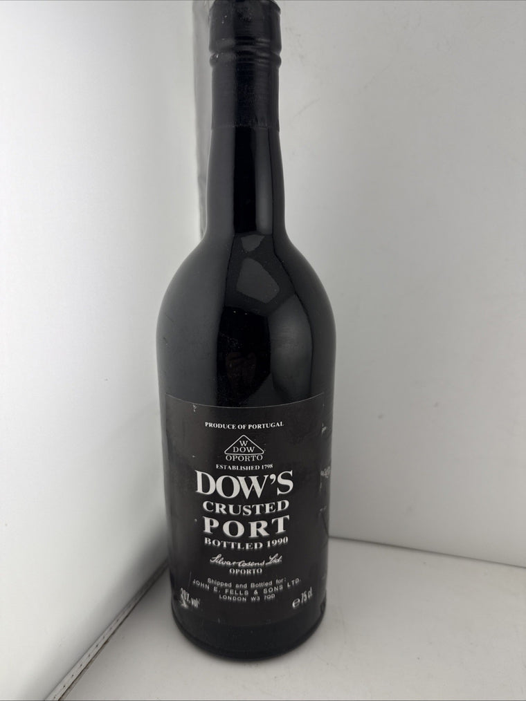 Dow’s Crusted Port Bottled 1990 Vintage 75cl 20% ABV