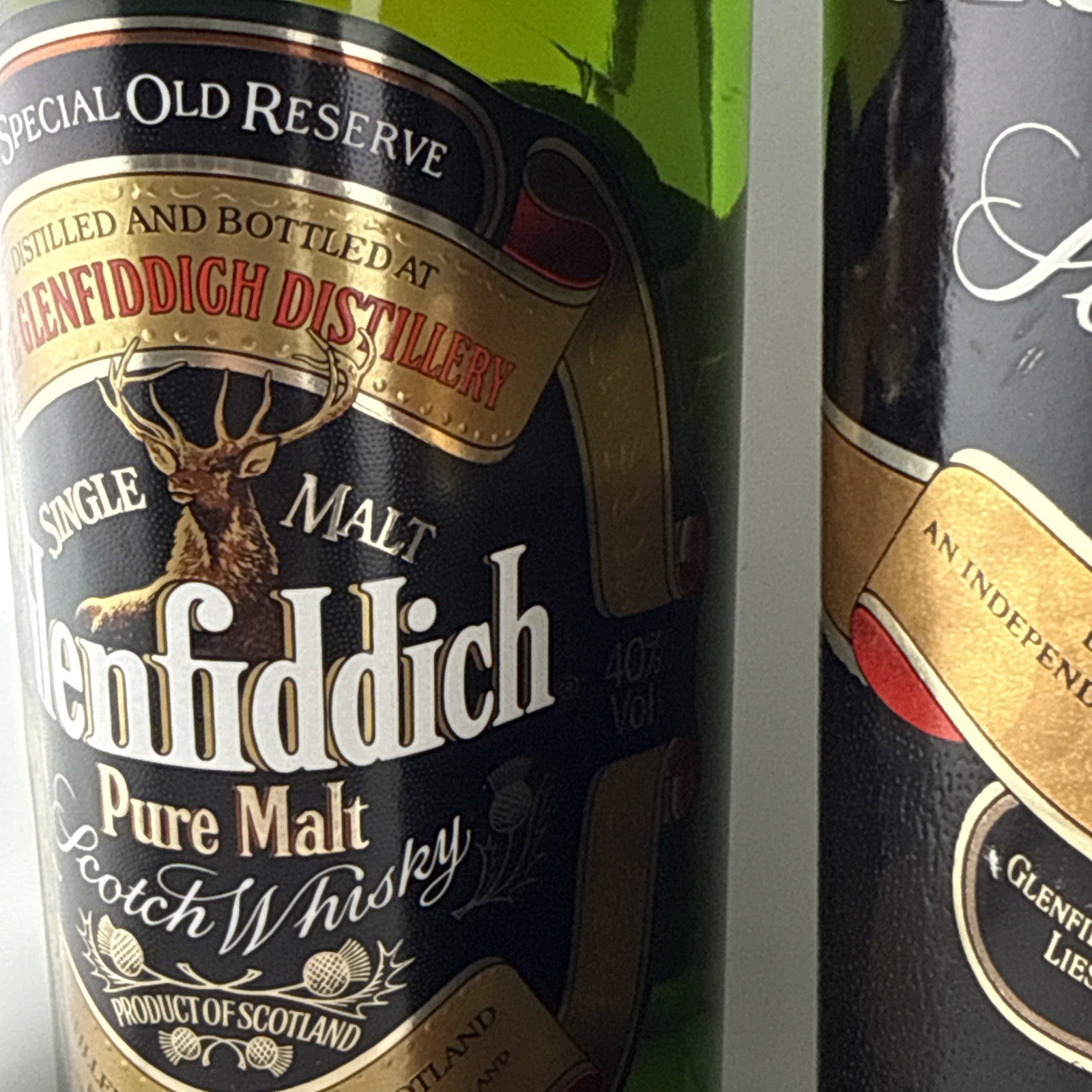 Glenfiddich Special Old Reserve Pure Malt Scotch Whisky 1L 40% Boxed 1980s