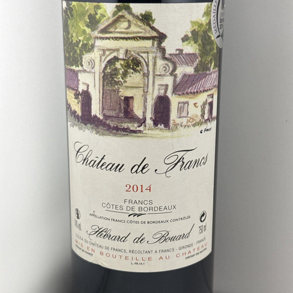 Château de Francs 2014 Francs Côtes de Bordeaux Red Wine 75cl