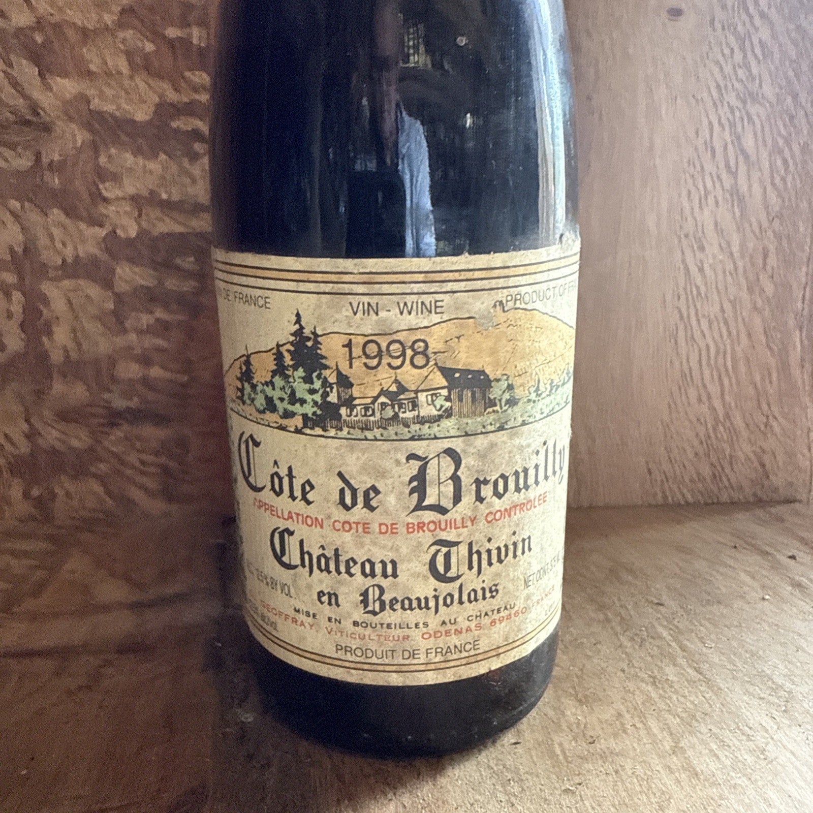 Chateau Thivin 35cl Cote de Brouilly 1998