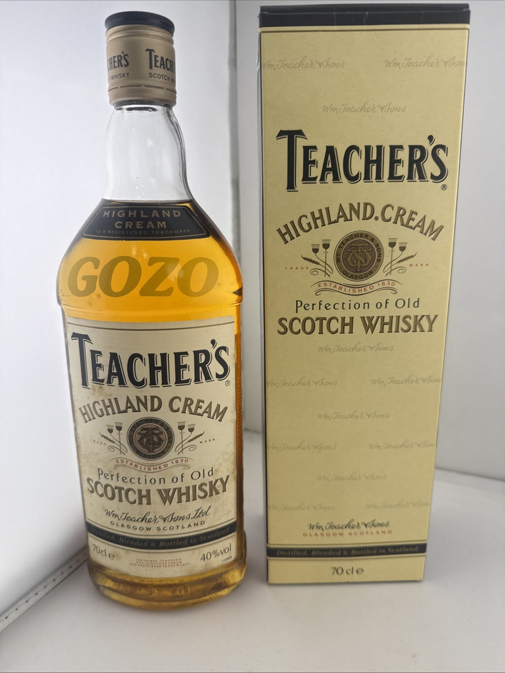 “Teacher’s Highland Cream GOZO Edition Scotch Whisky 70cl Boxed”