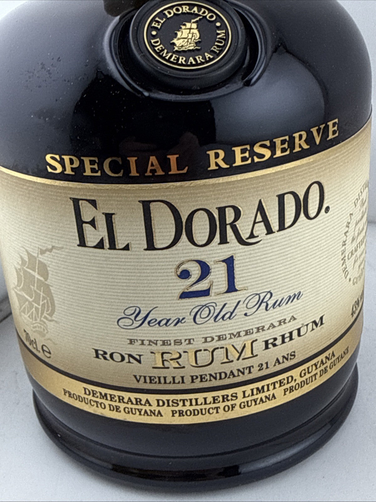 El Dorado 21 Year Old Special Reserve Rum 70cl 43%