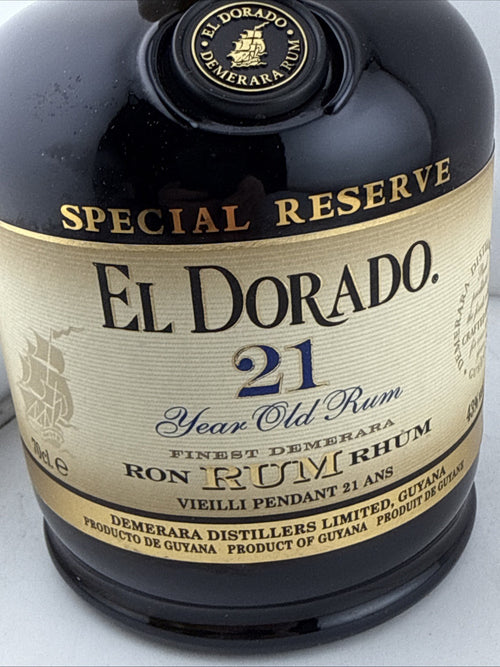 El Dorado 21 Year Old Special Reserve Rum 70cl 43%