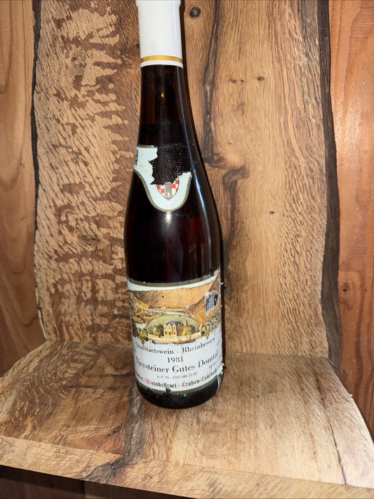 Niersteiner Gutes Domtal 1981  GERMANY Vintage