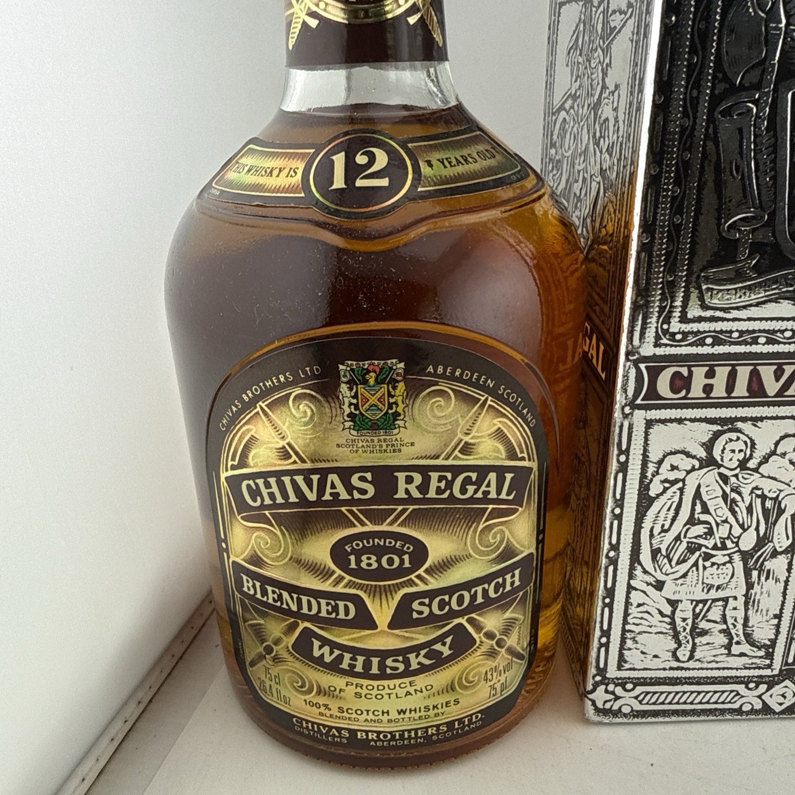 Vintage Chivas Regal 12 Year Old Scotch Whisky 75cl 43% Boxed 1970s/80s