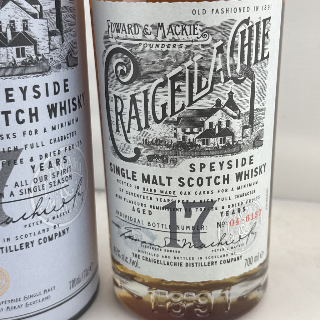 Craigellachie 17 Year Old Single Malt Scotch Whisky 70cl 46% ABV With Tube
